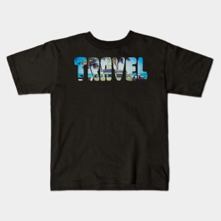 Travel Adventure Hippie Summertime Inspirational Tee Kids T-Shirt